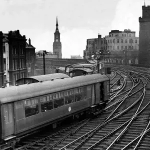 Newcastle Central Station 1962 Print