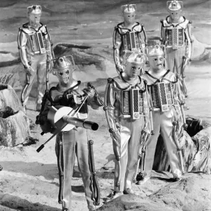 Doctor Who 1967 Print - The Moonbase Cybermen Reunion Doctor Who 1967 Print - The Moonbase Cybermen Reunion