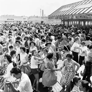 Blackpool Pier Rock and Roll Print 4th August 1960 Blackpool Pier Rock and Roll Print 4th August 1960
