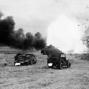 The British Advance east of Tilly, Normandy, June 1944 Print The British Advance east of Tilly, Normandy, June 1944 Print