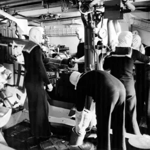 Six-inch Guns Crew of H.M.S Jamaica Print, 1944 Six-inch Guns Crew of H.M.S Jamaica Print, 1944