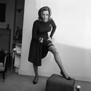 La actriz Honor Blackman, fotografía de Donald Zec. 3 de febrero de 1963. La actriz Honor Blackman, fotografía de Donald Zec. 3 de febrero de 1963.