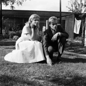 Jill Ireland with David McCallum Print, 12th May 1957 Jill Ireland with David McCallum Print, 12th May 1957
