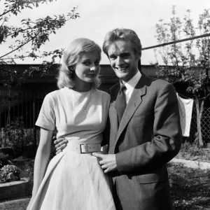 Jill Ireland with David McCallum Print, 12th May 1957 Jill Ireland with David McCallum Print, 12th May 1957