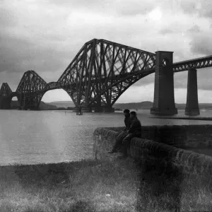 Il Ponte ferroviario di Firth, Scozia. Circa 1935 Il Ponte ferroviario di Firth, Scozia. Circa 1935