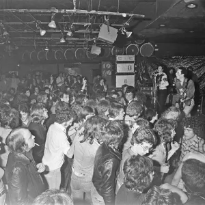 Print of The Clash live at The Rock Garden in Middlesbrough, May 1977 Print of The Clash live at The Rock Garden in Middlesbrough, May 1977