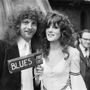 Print of Jeff Lynne on his wedding day in 1972 Print of Jeff Lynne on his wedding day in 1972