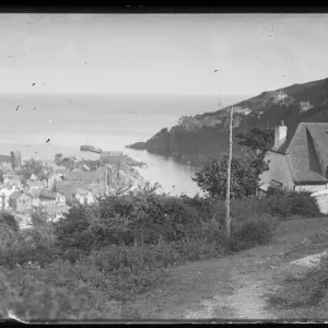 Looe & The Bay Print from West Looe Downs Looe & The Bay Print from West Looe Downs