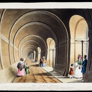 Le tunnel de la Tamise. Le tunnel de la Tamise.