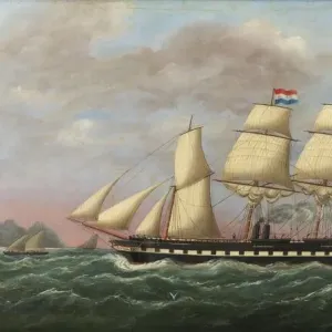 The SS Great Britain Print: Table Bay Harbour Scene