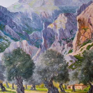 Cala Tuent Print, 2004, Oil on Canvas Cala Tuent Print, 2004, Oil on Canvas