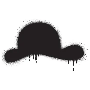 Graffiti Cowboy Hat Print
