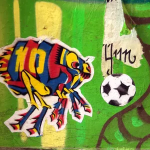 Street Art & Graffitis in Barcelona - La Pulga Print