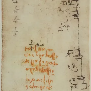 Leonardo da Vincis Skizzen zu Architekturprojekten und Notizen Leonardo da Vincis Skizzen zu Architekturprojekten und Notizen