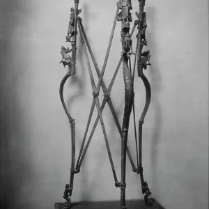 Hellenistic bronze tripod base, in the Museo di Antichit, Musei Reali, Turin Hellenistic bronze tripod base, in the Museo di Antichit, Musei Reali, Turin