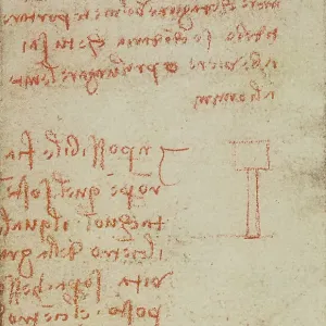Reflections and various studies, writings from the Codex Forster III, c.29r, by Leonardo da Vinci, housed in the Victoria and Albert Museum, London Reflections and various studies, writings from the Codex Forster III, c.29r, by Leonardo da Vinci, housed in the Victoria and Albert Museum, London
