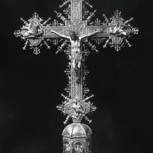 Silver Cross (front), work of Brocchi, Church of the Incoronata in Lodi Silver Cross (front), work of Brocchi, Church of the Incoronata in Lodi