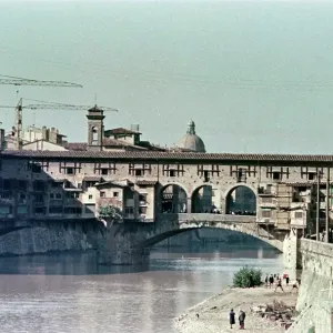 Ansicht von Ponte Vecchio in Florenz Ansicht von Ponte Vecchio in Florenz