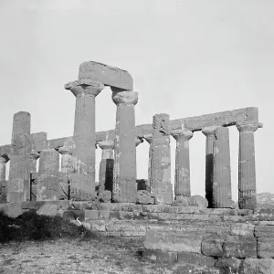 View of the Temple of Juno, Agrigento View of the Temple of Juno, Agrigento