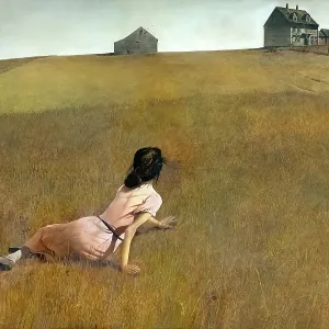 Christina's World Print, 1948 Andrew Wyeth Watercolor Christina's World Print, 1948 Andrew Wyeth Watercolor