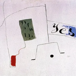 Composition Print by Joan Miro, 1927 Composition Print by Joan Miro, 1927