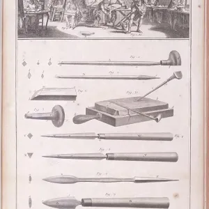 Print of 'The Encyclopedia' Volume V, Planche 1: An engraved illustration Print of 'The Encyclopedia' Volume V, Planche 1: An engraved illustration