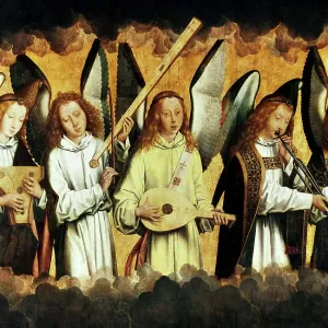 Choir of Angels Print by Hans Memling