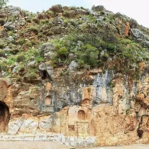 Caesarea Philippi Print - Ancient Roman City Ruins in the Golan Heights Caesarea Philippi Print - Ancient Roman City Ruins in the Golan Heights