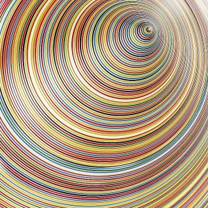 Bunte Kreisform in einem abstrakten Hintergrund Bunte Kreisform in einem abstrakten Hintergrund