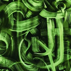 Abstract Graffiti Print with Urban Art Background