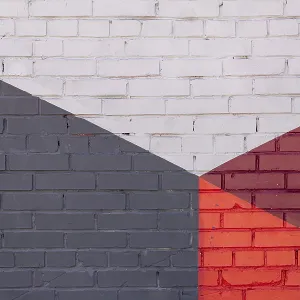 Multicolored Brick Wall Art Print Multicolored Brick Wall Art Print