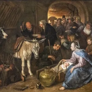 The Adoration of the Shepherds Print, Jan Steen, C.1670