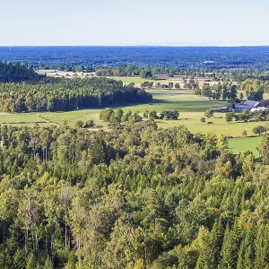 Aerial View of Swedish Landscape Print Aerial View of Swedish Landscape Print