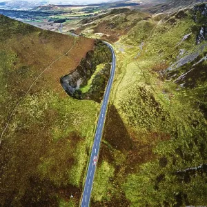 Colores de otoño sobre Mach Loop desde un dron.