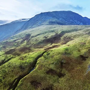 Colores de otoño sobre Mach Loop desde un dron.