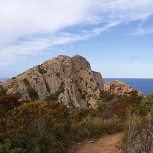 Bizarre Rock Formations Print, Capo Rosso, Corsica Bizarre Rock Formations Print, Capo Rosso, Corsica