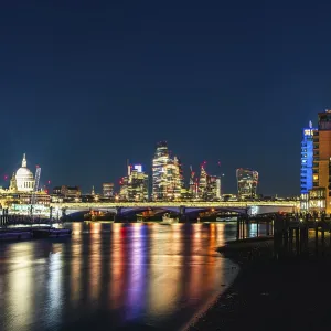 Blackfriars Bridge Print, London Skyline Blackfriars Bridge Print, London Skyline