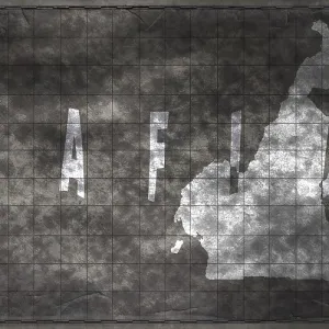 Cameroon Bafia Chalkboard Typography Map Print Cameroon Bafia Chalkboard Typography Map Print