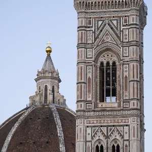 Campanile and Dome Print, Florence Cathedral, Italy Campanile and Dome Print, Florence Cathedral, Italy
