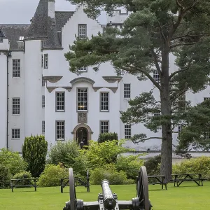 Cañón, Castillo de Blair, Blair Atholl. Cañón, Castillo de Blair, Blair Atholl.