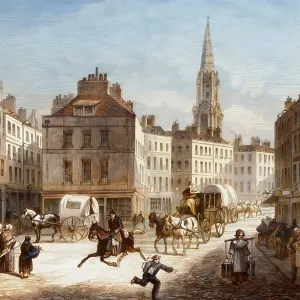 Middle Row St. Gilgen, London Print, 18th Century Middle Row St. Gilgen, London Print, 18th Century