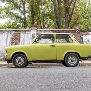 Trabant. Berlin Wall Memorial Trabant. Berlin Wall Memorial