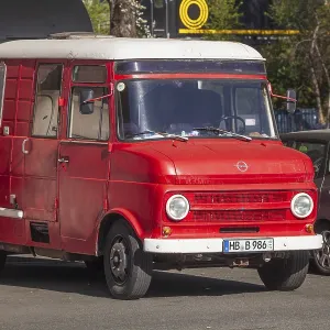 Oldtimer Opel Blitz 300 Print, Former Fire Engine