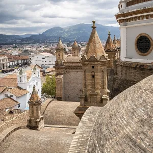 Cathedral of the Immaculate Conception Print, Cuenca Ecuador Cathedral of the Immaculate Conception Print, Cuenca Ecuador