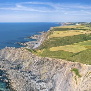 Caunter Beach and Cliffs Print, North Cornwall Coastline Caunter Beach and Cliffs Print, North Cornwall Coastline