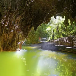 Cave Exit Print, Waitomo Glowworm Caves, New Zealand Cave Exit Print, Waitomo Glowworm Caves, New Zealand