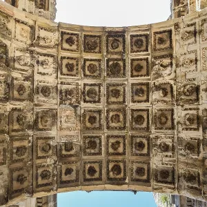 The Adrian Gate Marble Ceiling Print, Antalya Landmark