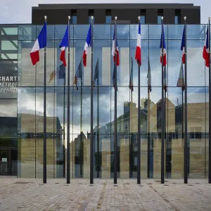Chartres City Hall Print, Eure-et-Loir, France Chartres City Hall Print, Eure-et-Loir, France