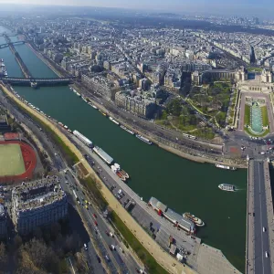Yokohama Cityscape Print from Eiffel Tower Perspective