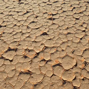 Sahara Clay Pan Print, Algeria Sahara Clay Pan Print, Algeria